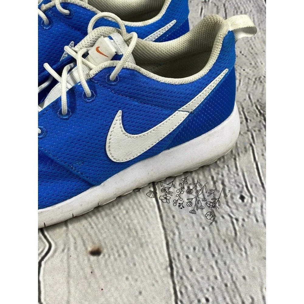 Nike Roshe One 599728 422 Running Training Mesh Sneakers Blue Athletic Size 6.5Y